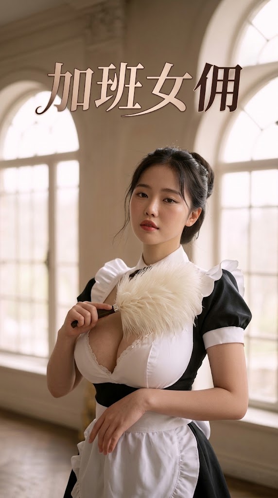 私人豪宅内，原本以为只是例行加班的女佣，却意外接收到了主人提出的特殊要求。她只能尽心尽力，让主人获得全身心的满足。