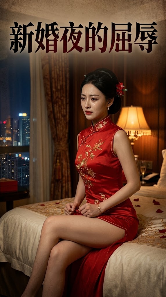 洞房花烛夜，门外却是公公强横的身影……性感美艳的娇妻在新婚之夜沦为掌中玩物，屈辱与禁忌的情欲在暗夜里疯狂发酵！面对无法反抗的绝对掌控，最私密的欢愉与沦陷一触即发！